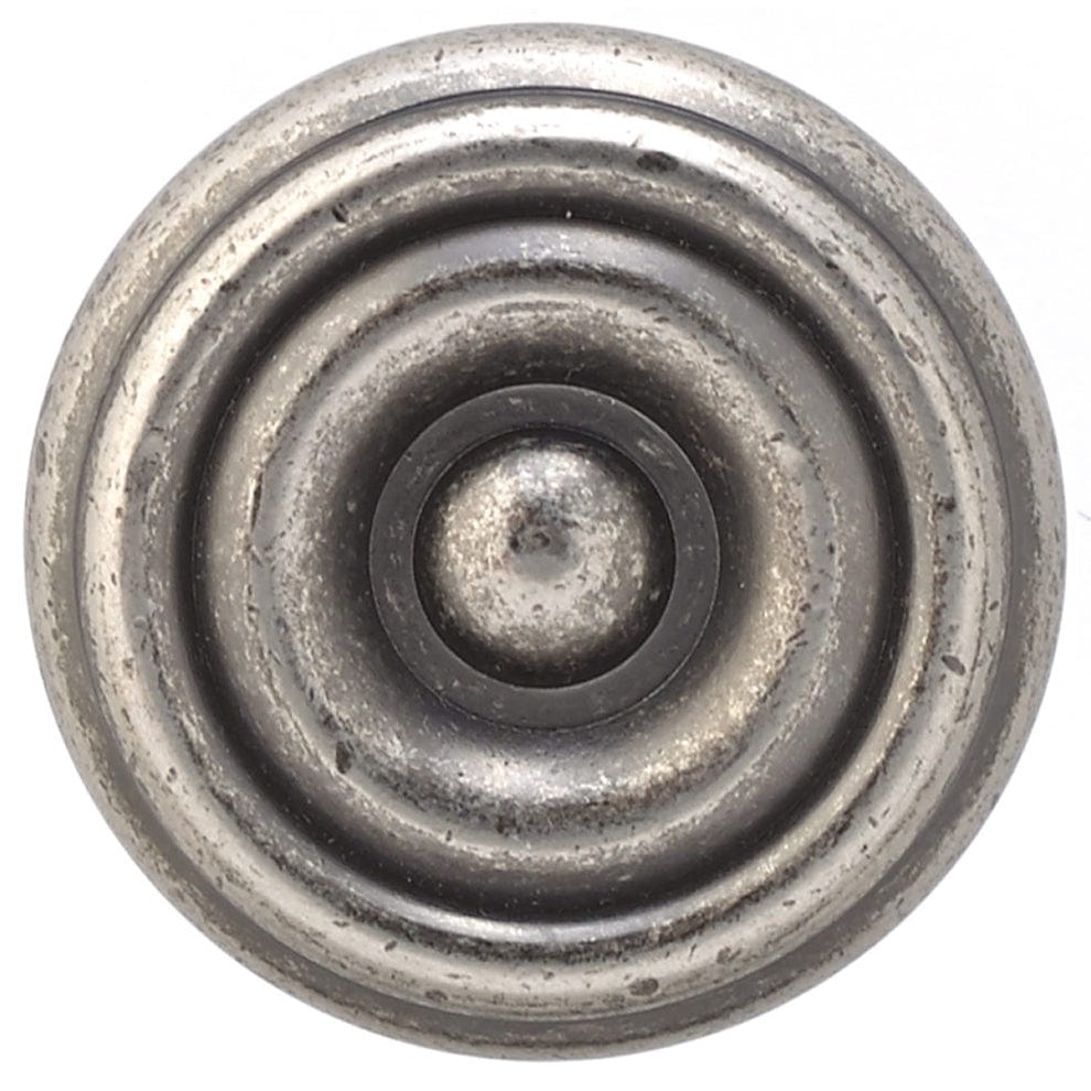Traditional Knob, 1-1/4" D, Pewter