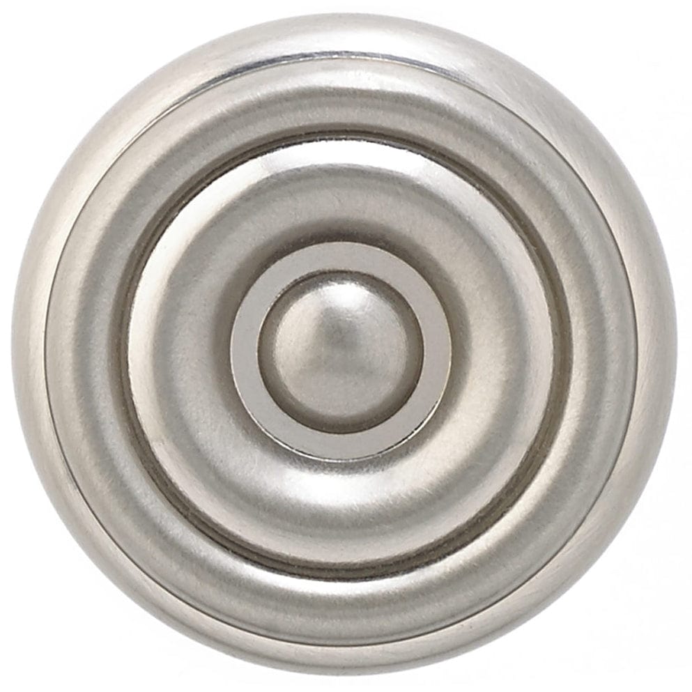 Traditional Knob, 1-1/4" D, Brushed Nickel
