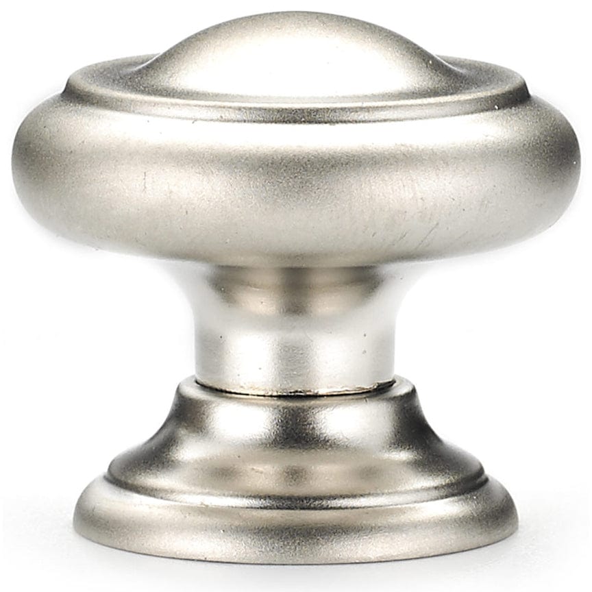 Traditional Knob, 1-3/16" D, Matte Nickel
