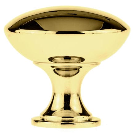 Contemporary Knob - 1-9/16" D - Satin Gold