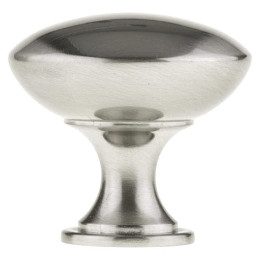 Traditional Knob, 1-3/16" D, Brushed Nickel