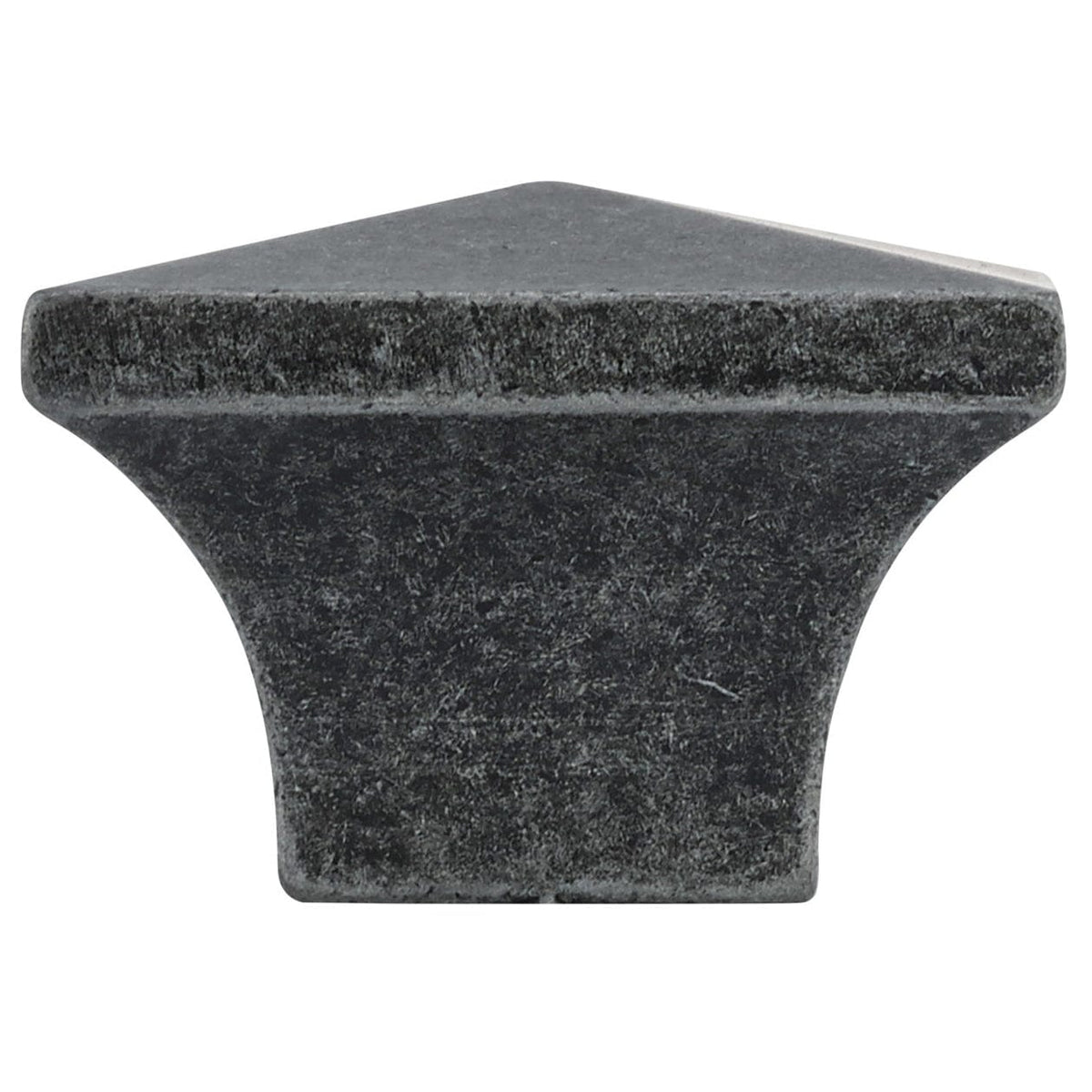 Traditional Knob, 1-1/4" x 1-1/4", Natural Iron