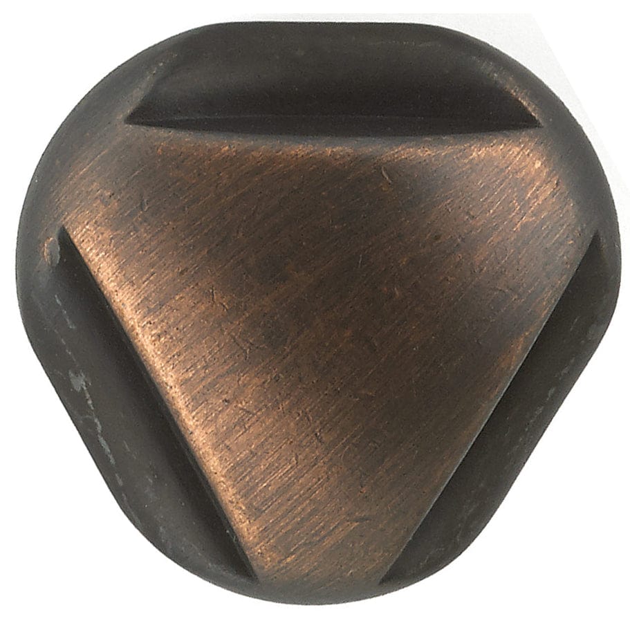 Traditional Knob, 1-1/8" D, Brushed Oil-Rubbed Bronze