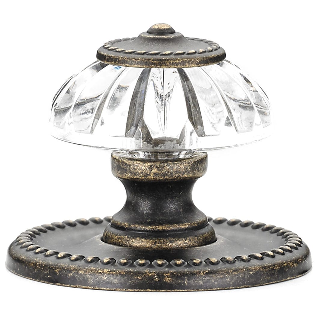 Eclectic Knob, 1-5/16" D, Burnished Brass