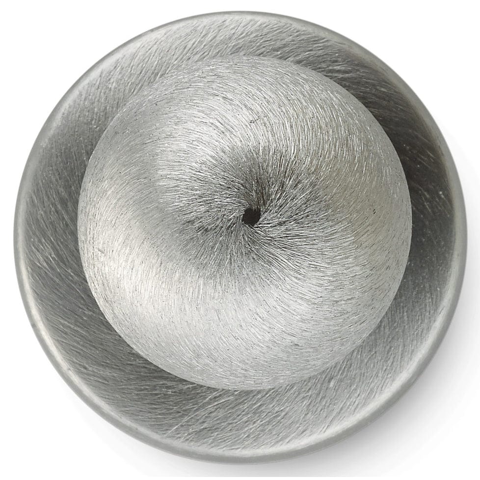 Functional Knob, 1-1/4" D, Brushed Chrome