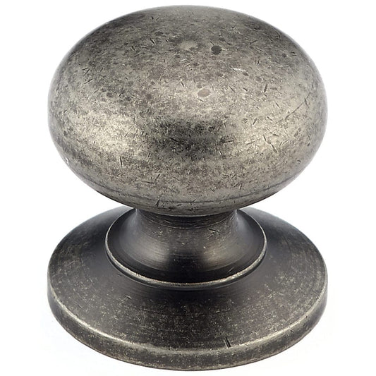 Traditional Knob, 1-1/4" D, Pewter