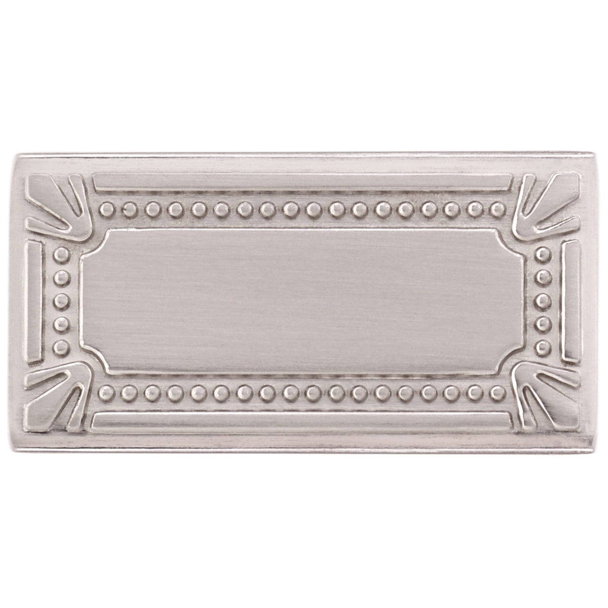 Traditional Knob, 1-11/16" x 7/8", Brushed Nickel