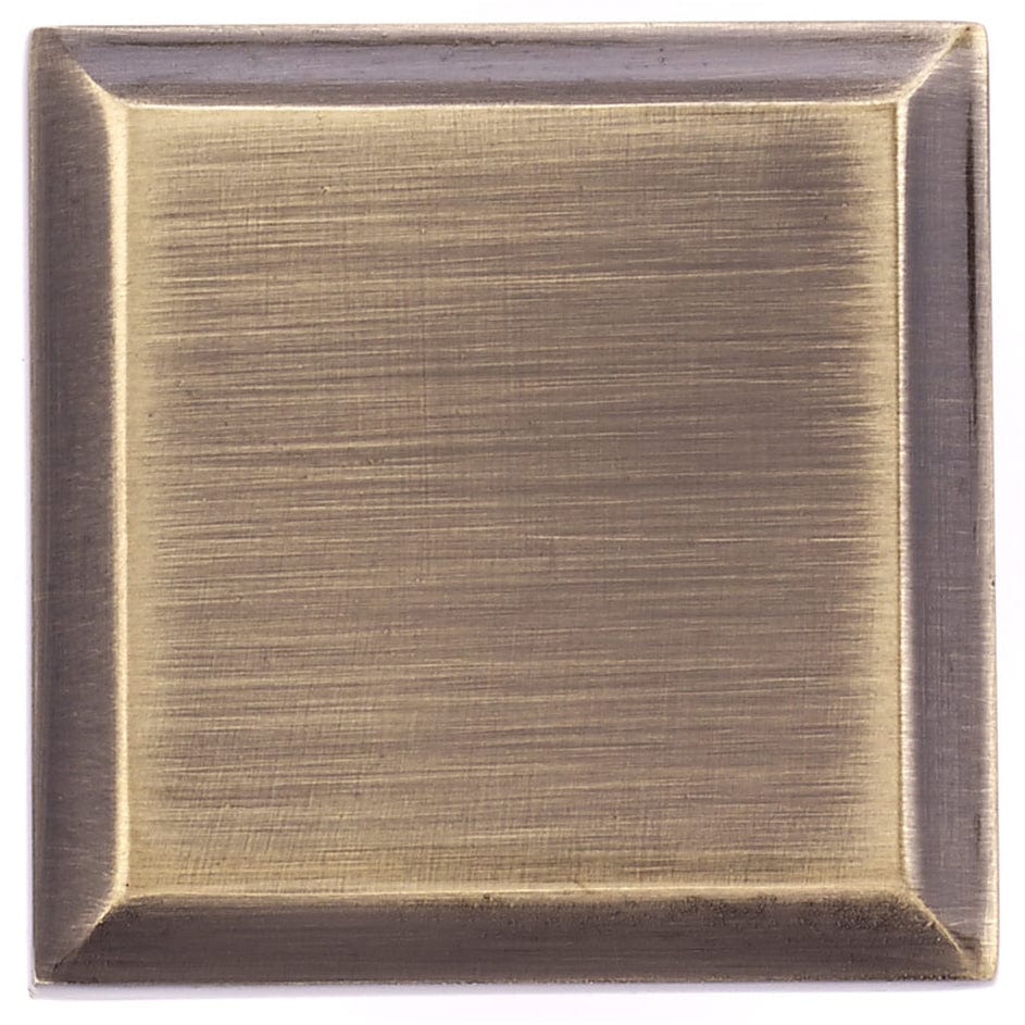 Transitional Knob, 1-1/4" x 1-1/4", Antique English