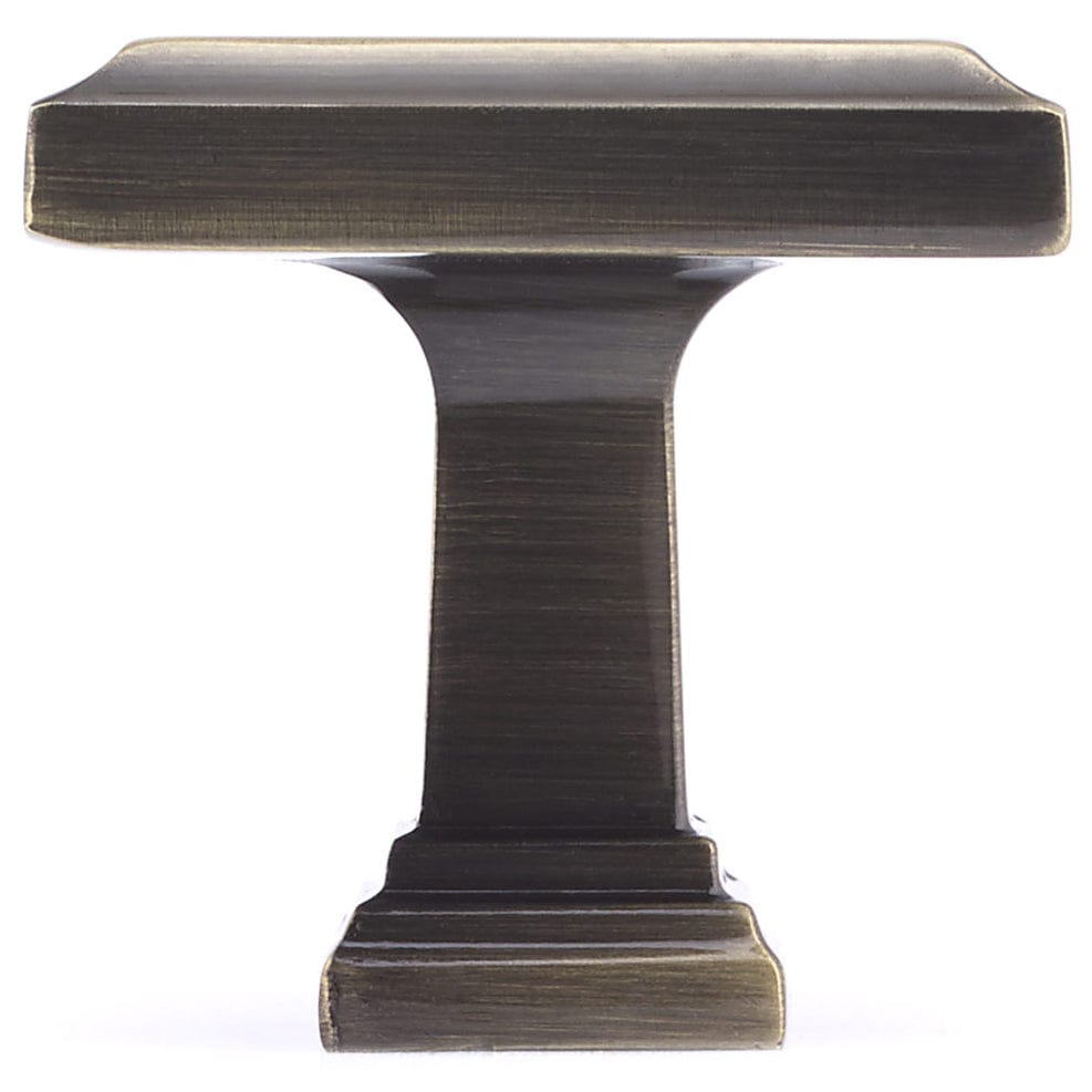 Transitional Knob, 1-1/4" x 1-1/4", Antique English
