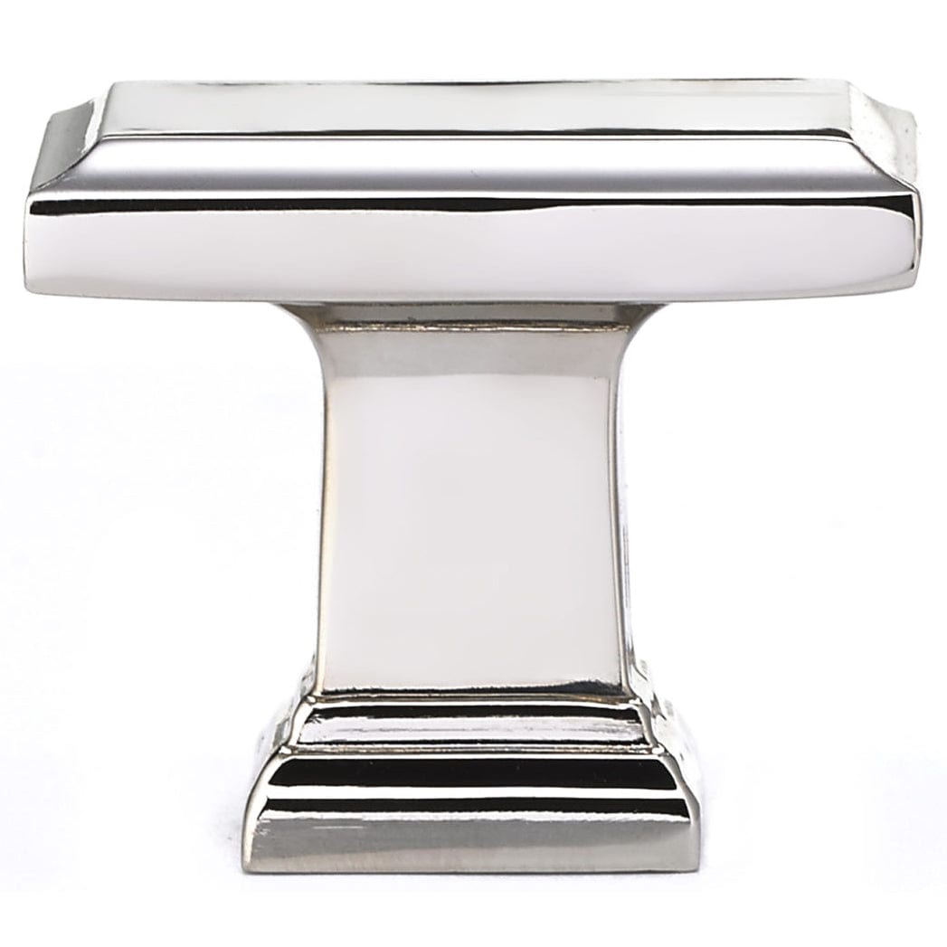 Transitional Knob, 1-1/2" x 15/16", Polished Nickel