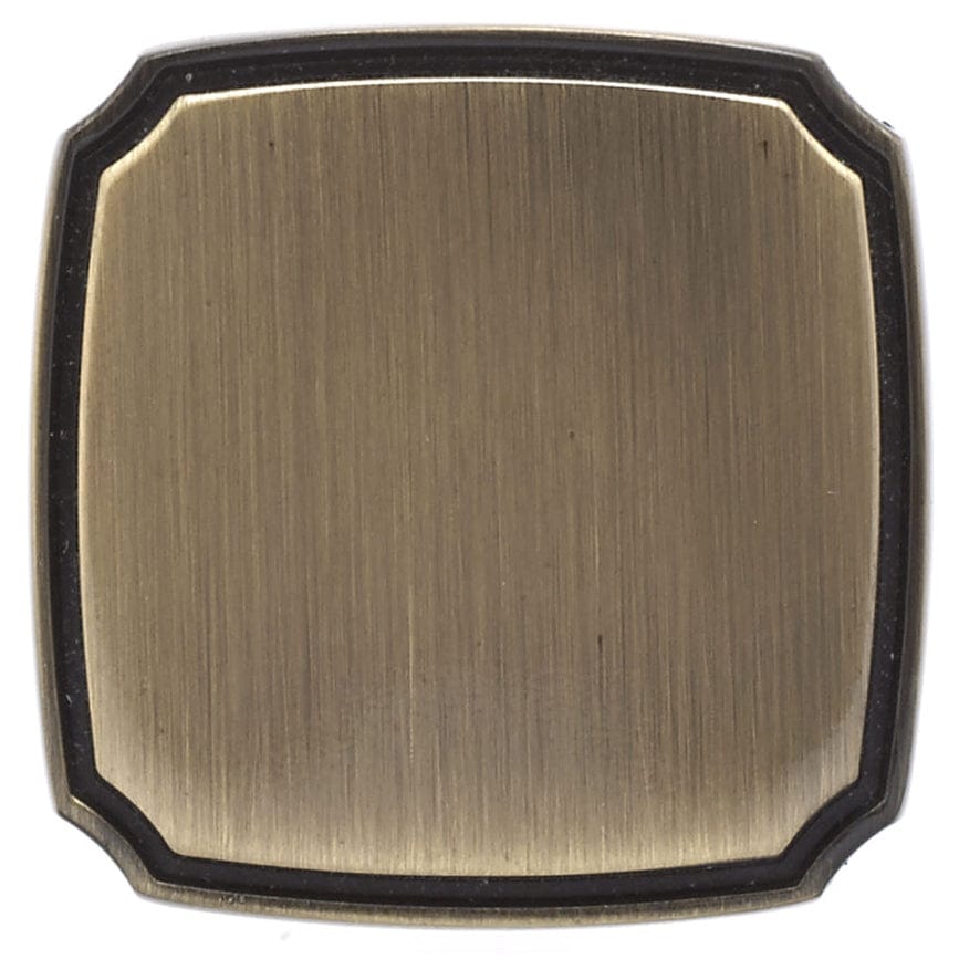 Transitional Knob, 1-3/8" x 1-3/8", Antique English