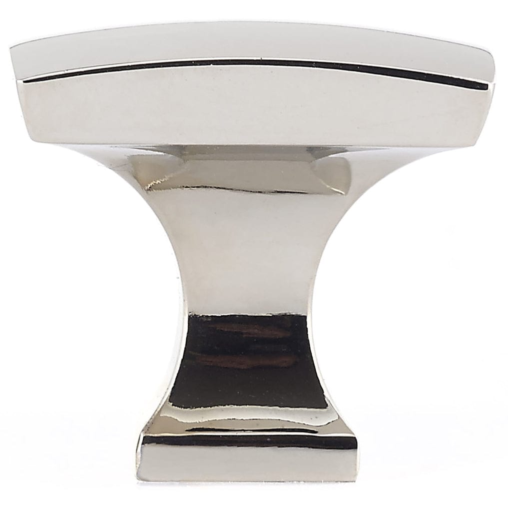 Transitional Knob, 1-5/16" x 1-5/16", Polished Nickel