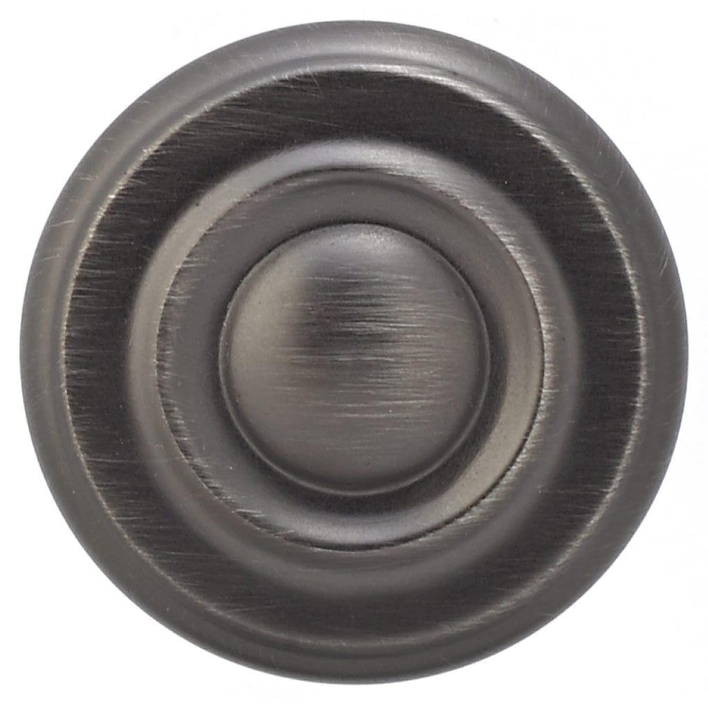 Traditional Knob, 1-1/4" D, Antique Nickel