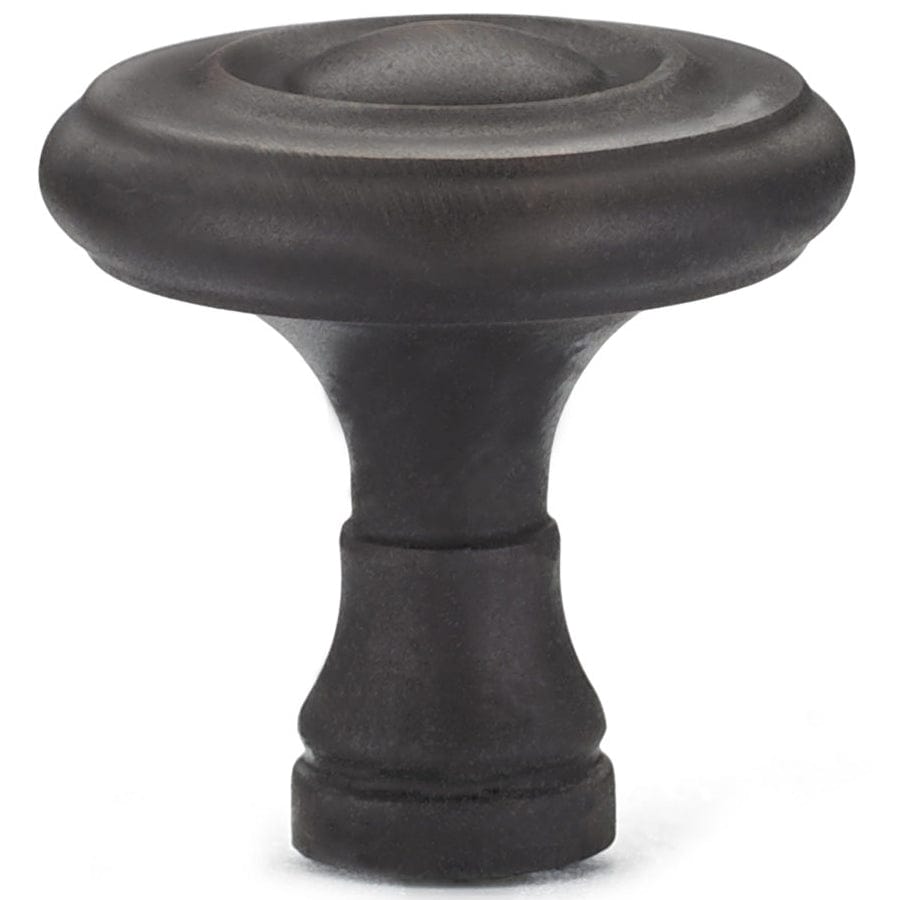 Traditional Knob, 1-1/4" D, Brushed Oil-Rubbed Bronze