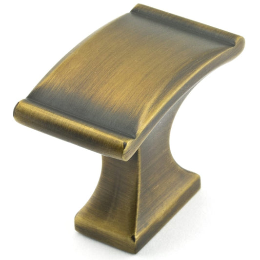 Traditional Knob, 1-3/8" x 25/32", Chocolate Bronze