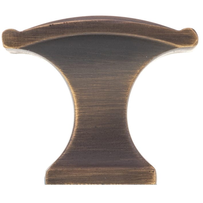 Traditional Knob, 1-3/8" x 25/32", Chocolate Bronze