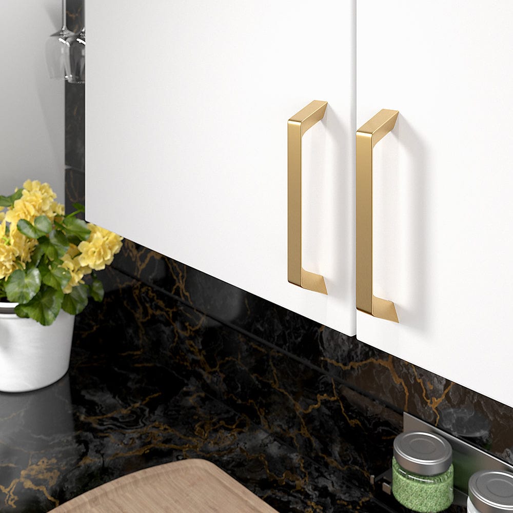 Modern Luxe Contemporary Metal Pull - Champagne Bronze - 5-1/32" Center-to-Center - 5-23/32" L