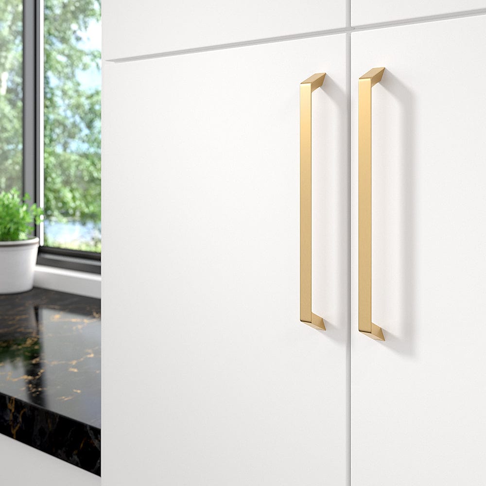 Contemporary Pull, 10-1/8" Center-to-Center, Champagne Bronze