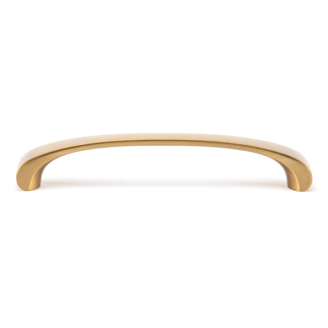 Contemporary Pull - Aurum Brushed Gold - 5-1/16" Center-to-Center - 13/16" W x 5-5/8" L