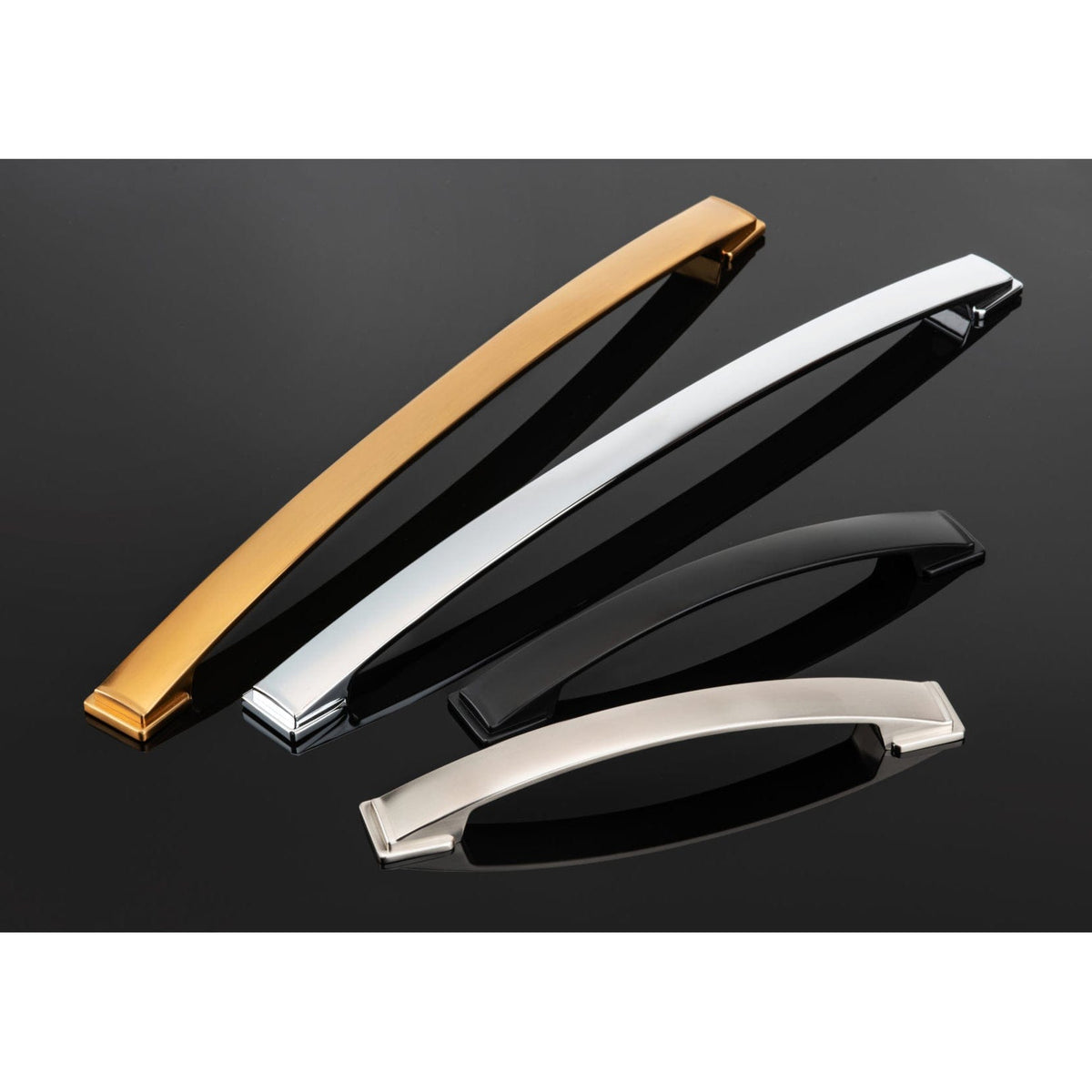 Contemporary Pull, 5-1/16" Center-to-Center, Matte Black