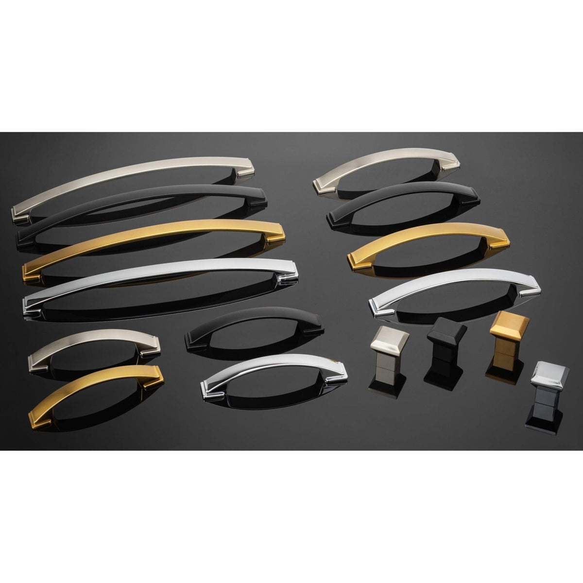 Contemporary Pull, 5-1/16" Center-to-Center, Matte Black