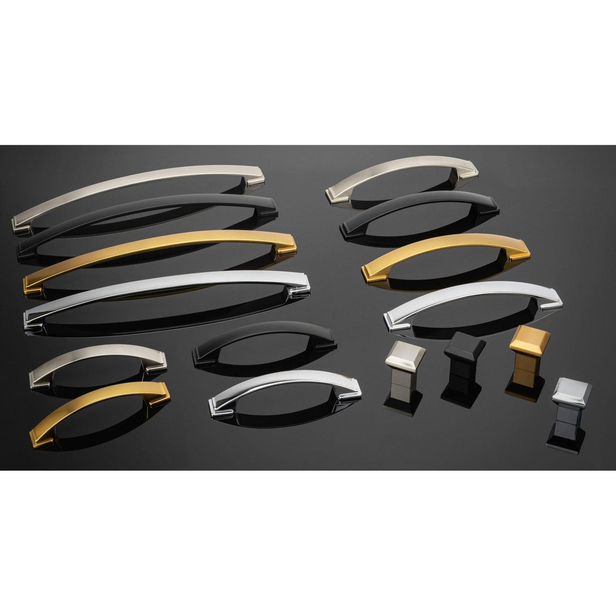 Contemporary Pull, 6-5/16" Center-to-Center, Matte Black