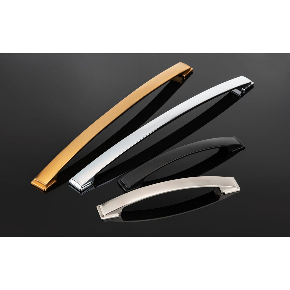 Contemporary Pull, 12-5/8" Center-to-Center, Chrome