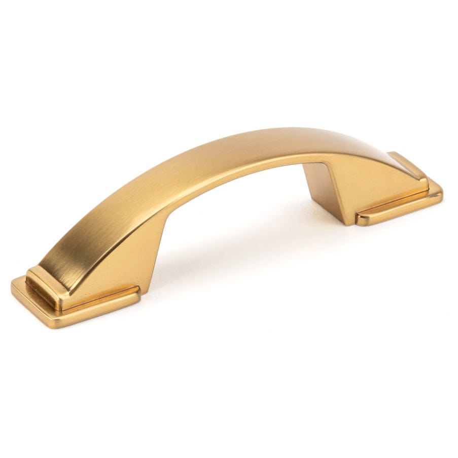 Contemporary Pull - 3" Center-to-Center - Aurum Brushed Gold