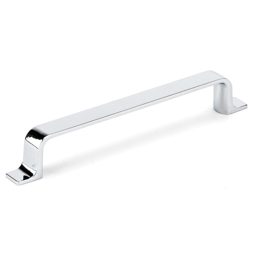 Contemporary Pull, 6-5/16" Center-to-Center, Chrome