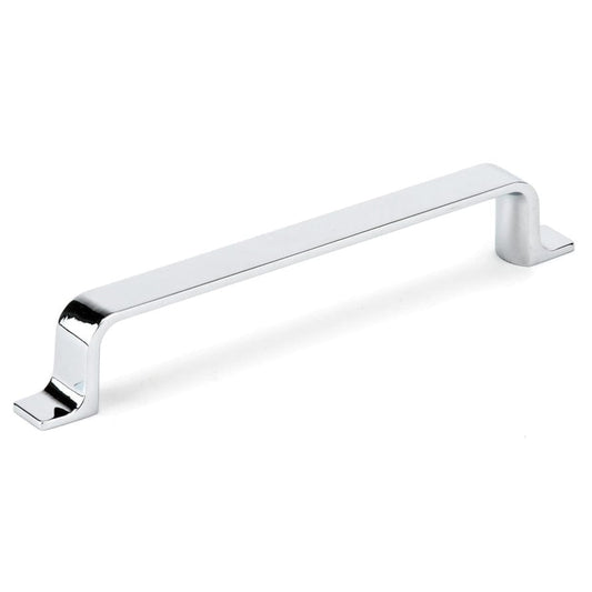 Contemporary Pull, 6-5/16" Center-to-Center, Chrome