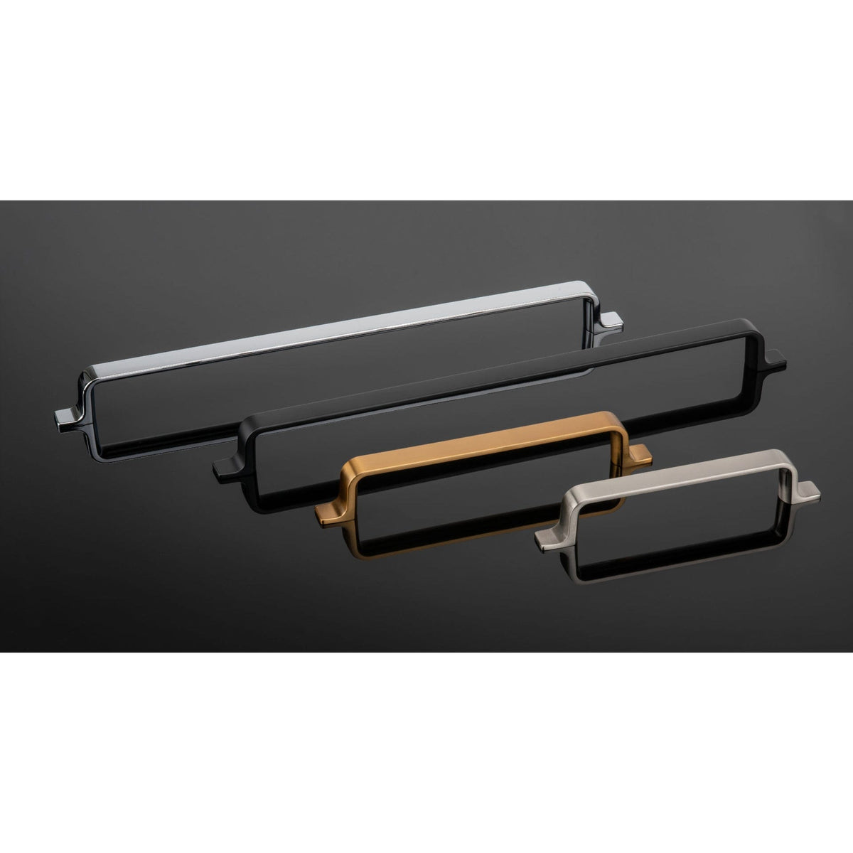 Contemporary Pull, 12-5/8" Center-to-Center, Brushed Nickel