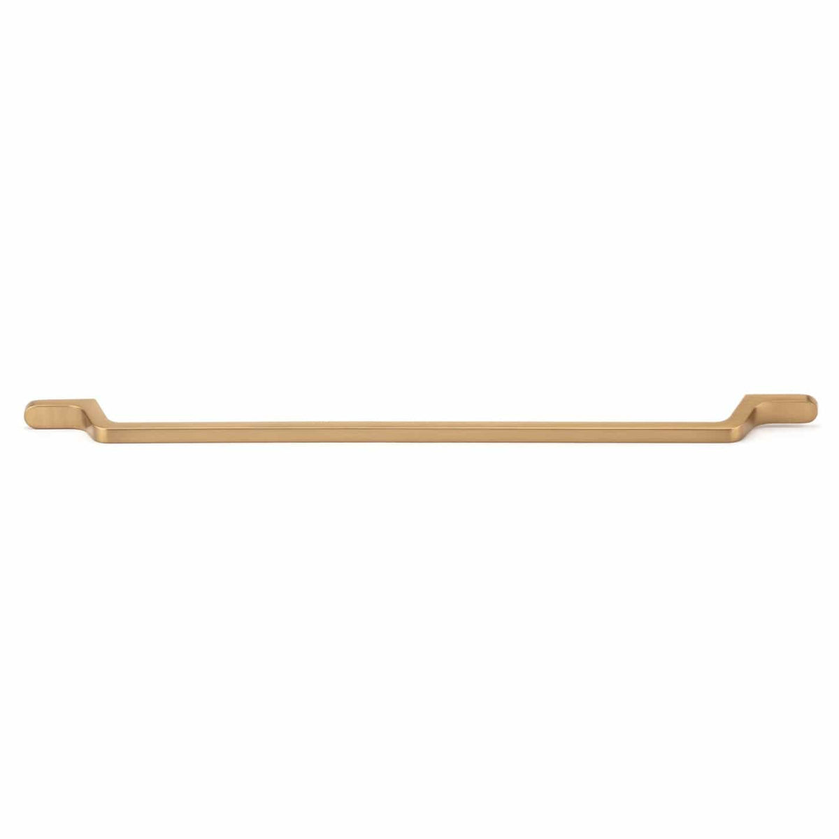 Sleek Contemporary Pull - Brushed Aurum Gold - 12-5/8" Center-to-Center x 15-1/4" L
