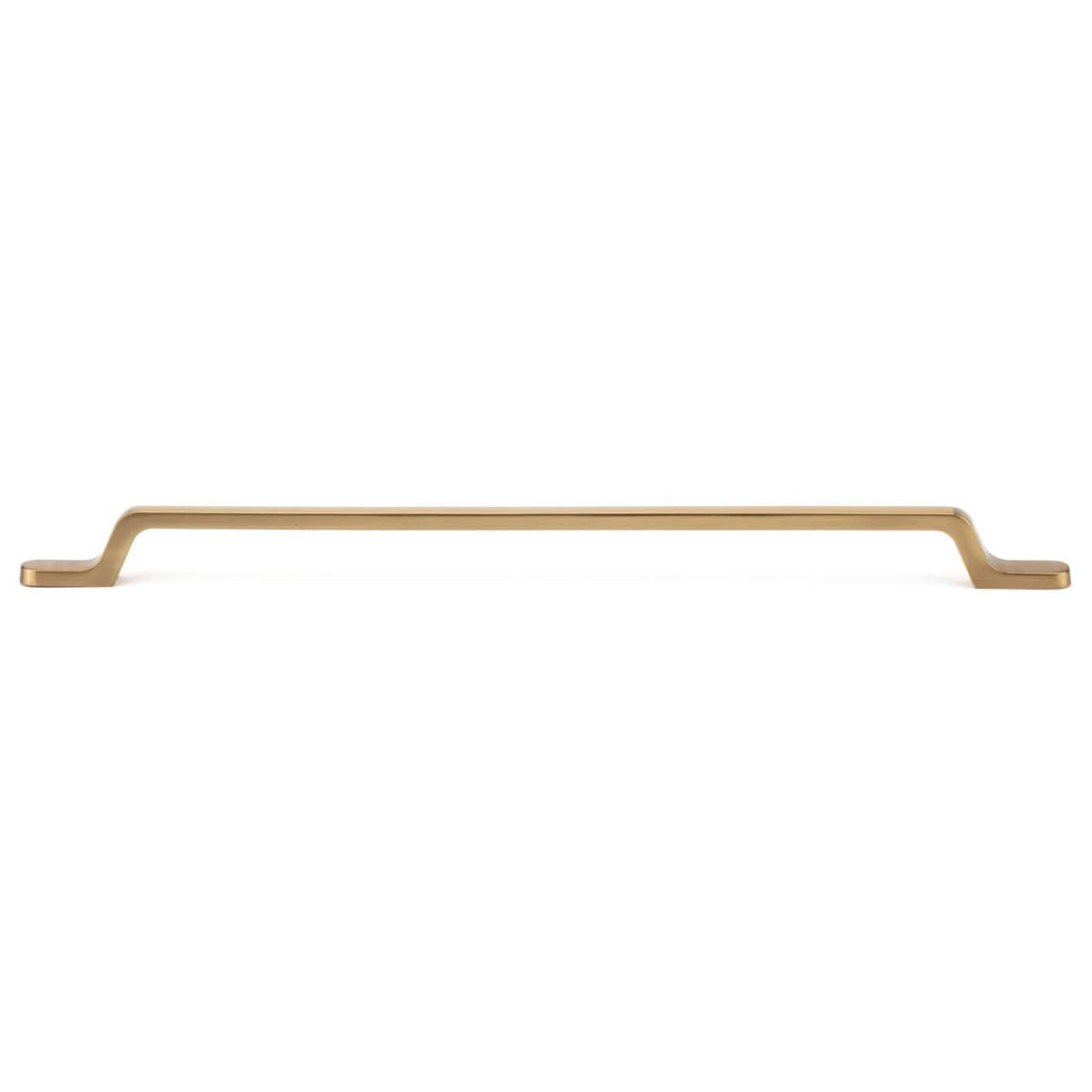 Sleek Contemporary Pull - Brushed Aurum Gold - 12-5/8" Center-to-Center x 15-1/4" L