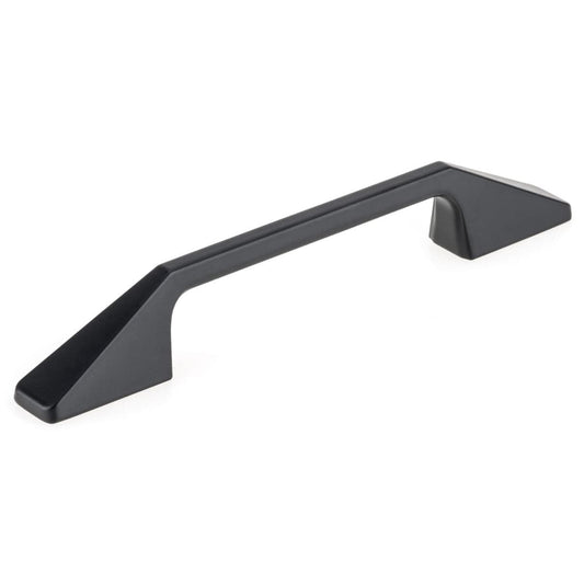 Contemporary Pull, 5-1/16" Center-to-Center, Matte Black