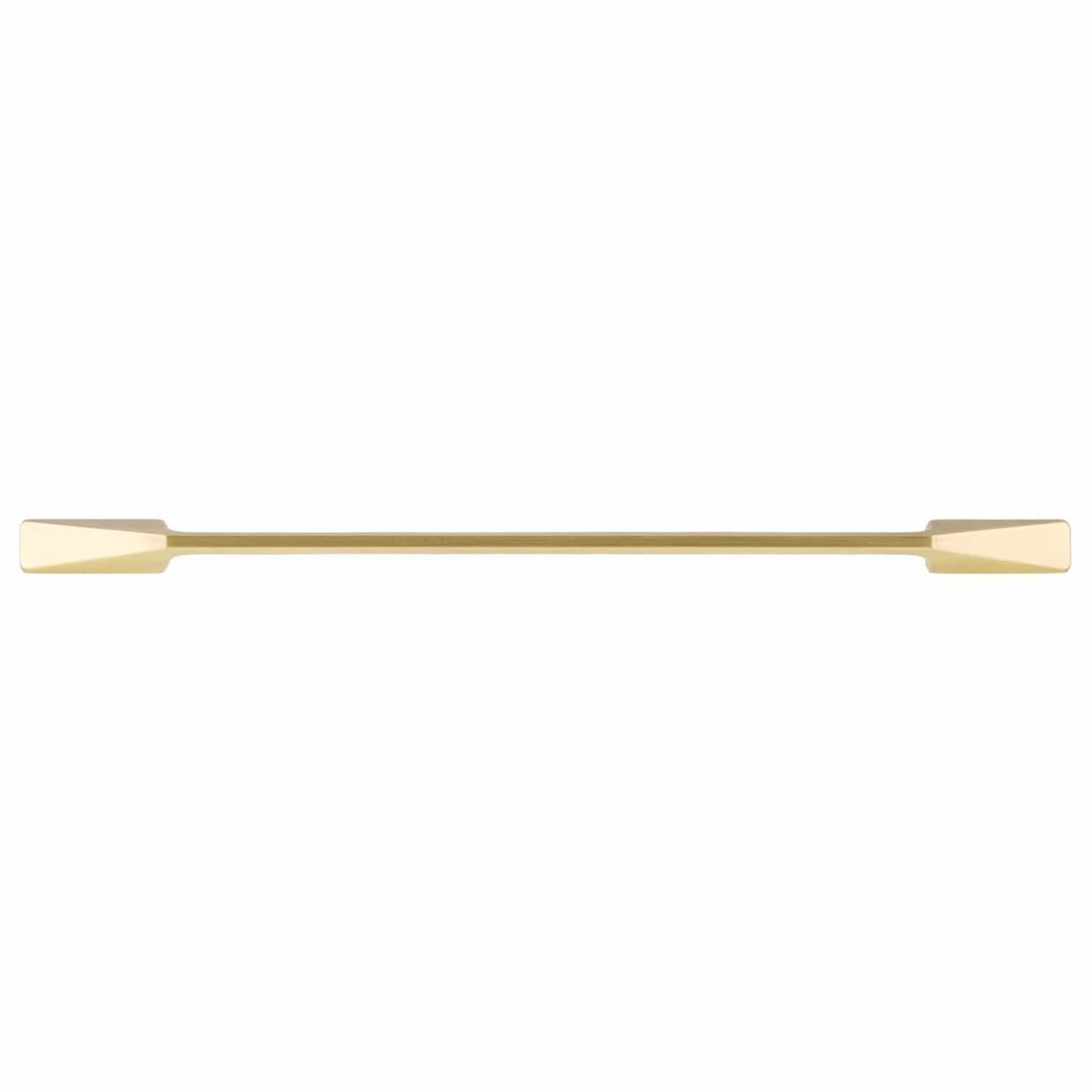 Contemporary Pull, 12-5/8" Center-to-Center, Satin Brass