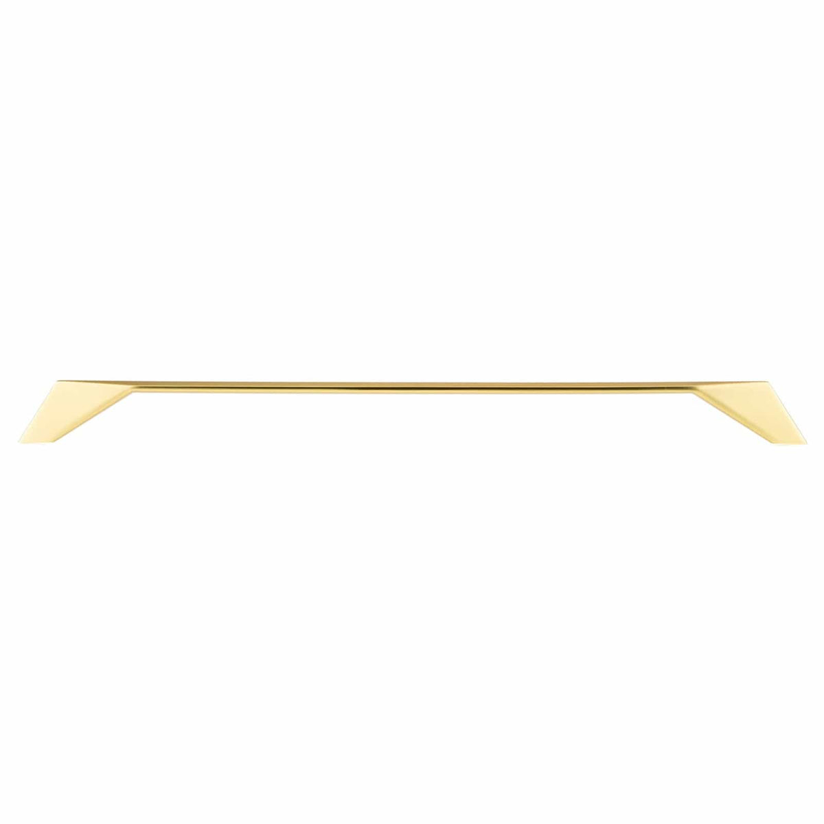 Contemporary Pull, 12-5/8" Center-to-Center, Brushed Gold