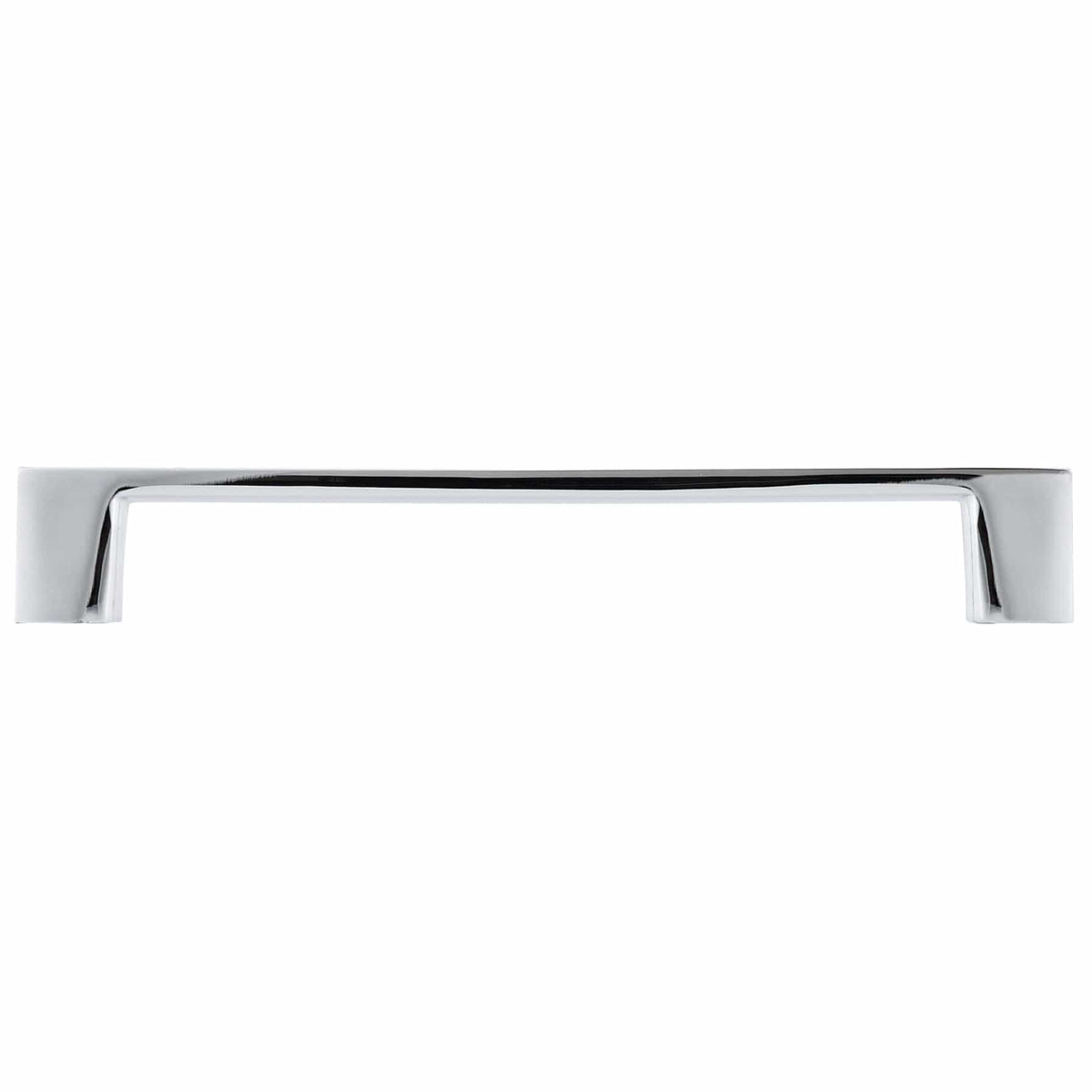Contemporary Pull, 5-1/16" Center-to-Center, Chrome, Crystal
