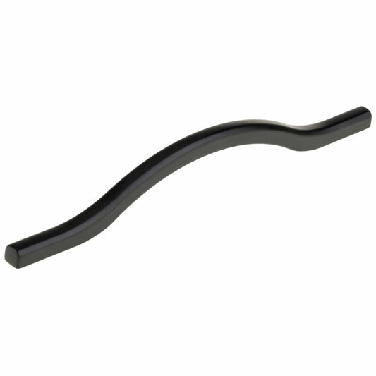 Contemporary Pull, 5-1/16" Center-to-Center, Matte Black
