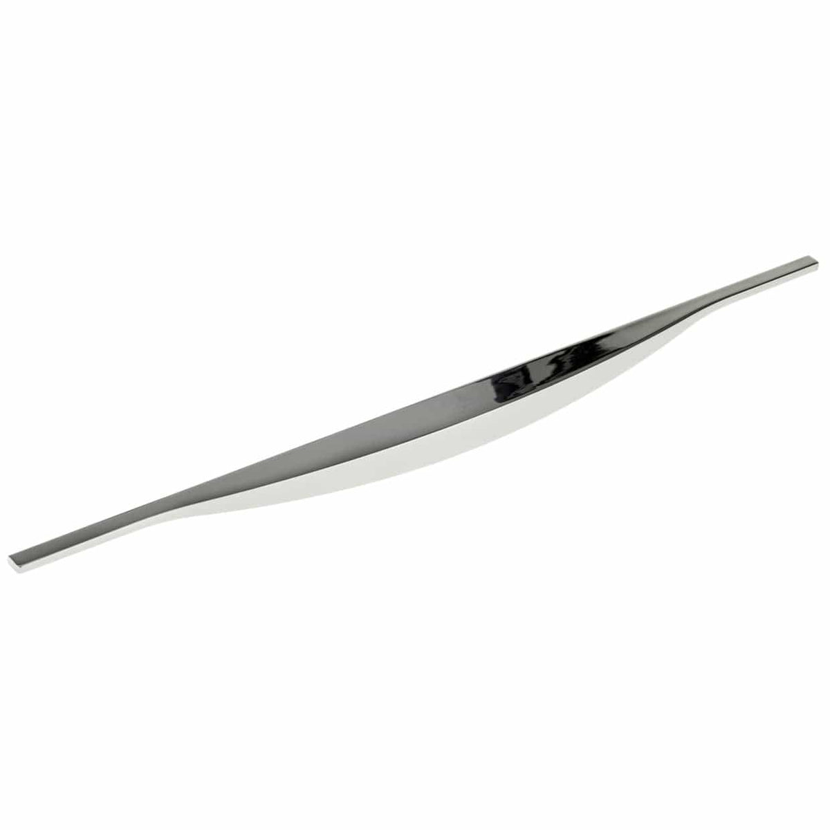 Contemporary Pull with Tapered Ends - 6-5/16" Center-to-Center - 14-5/8" OL - Chrome