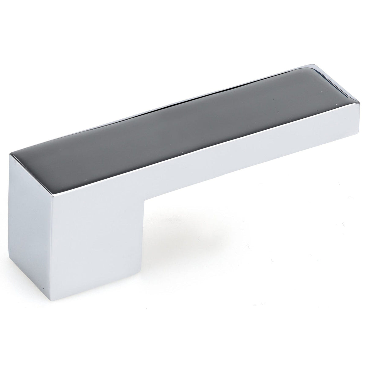 Contemporary L-shaped Pull - Thin- 5/8" Center-to-Center - 2-5/32" OL - Chrome