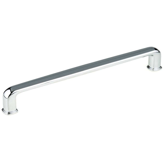 Contemporary Pull, 12-5/8" Center-to-Center, Chrome, 1 Pair