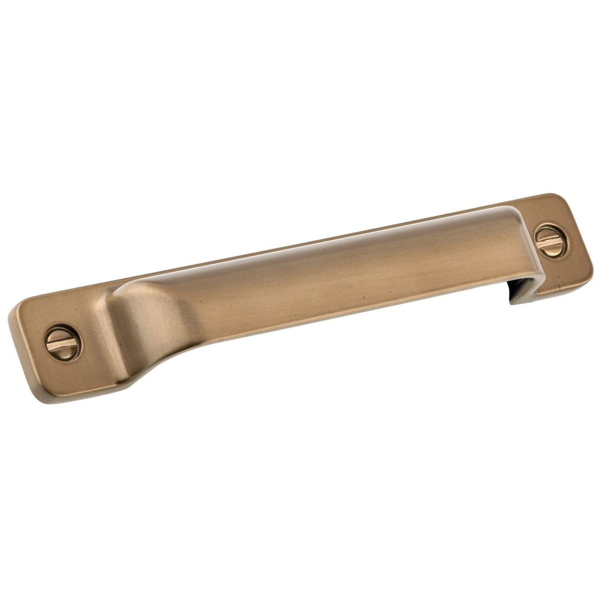 Rectangular Cup Transitional Pull - 5-1/32" Center-to-Center -5-3/4" OL - Champagne Bronze