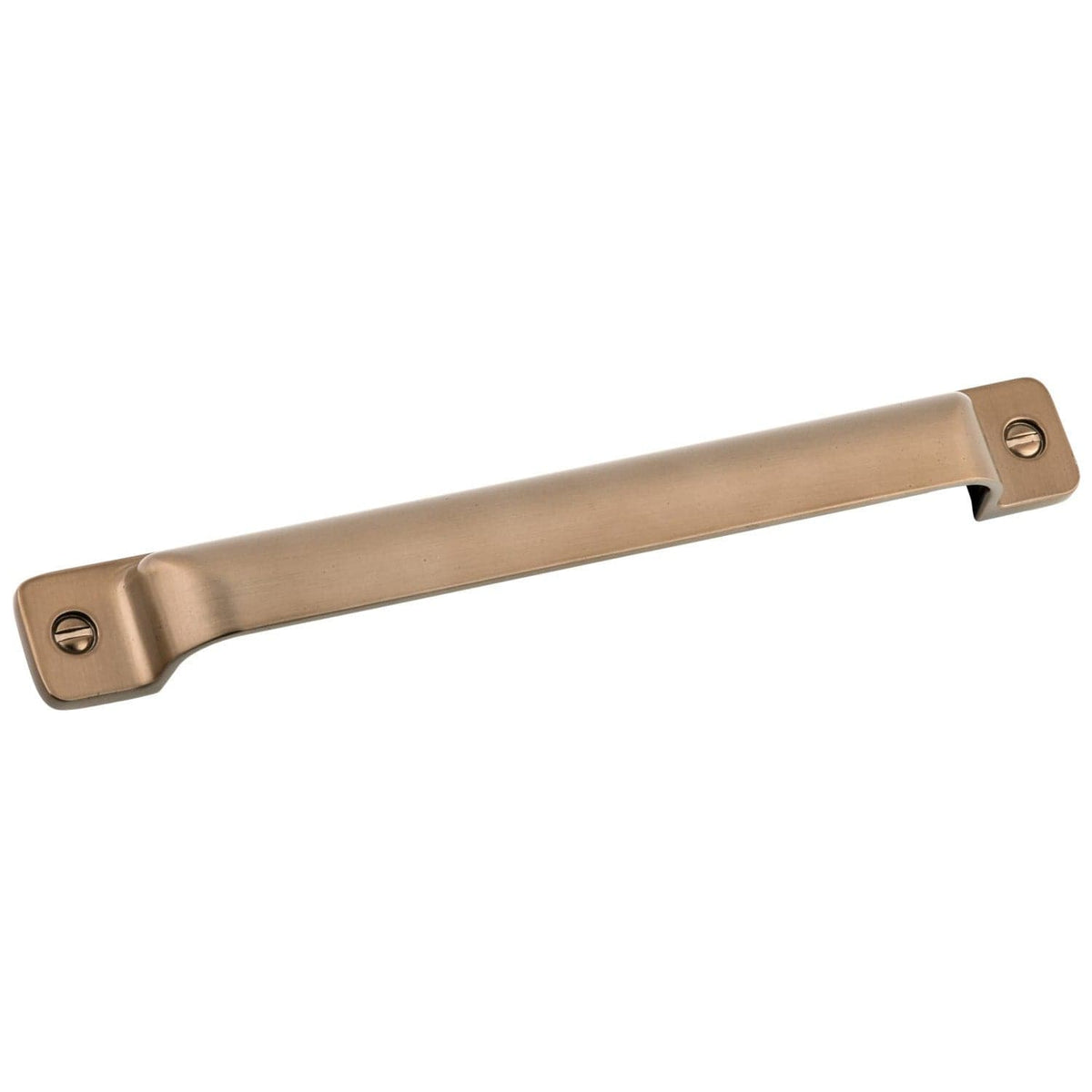 Rectangular Cup Transitional Pull - Champagne Bronze - 7-9/16" Center-to-Center  x 8-9/32" L