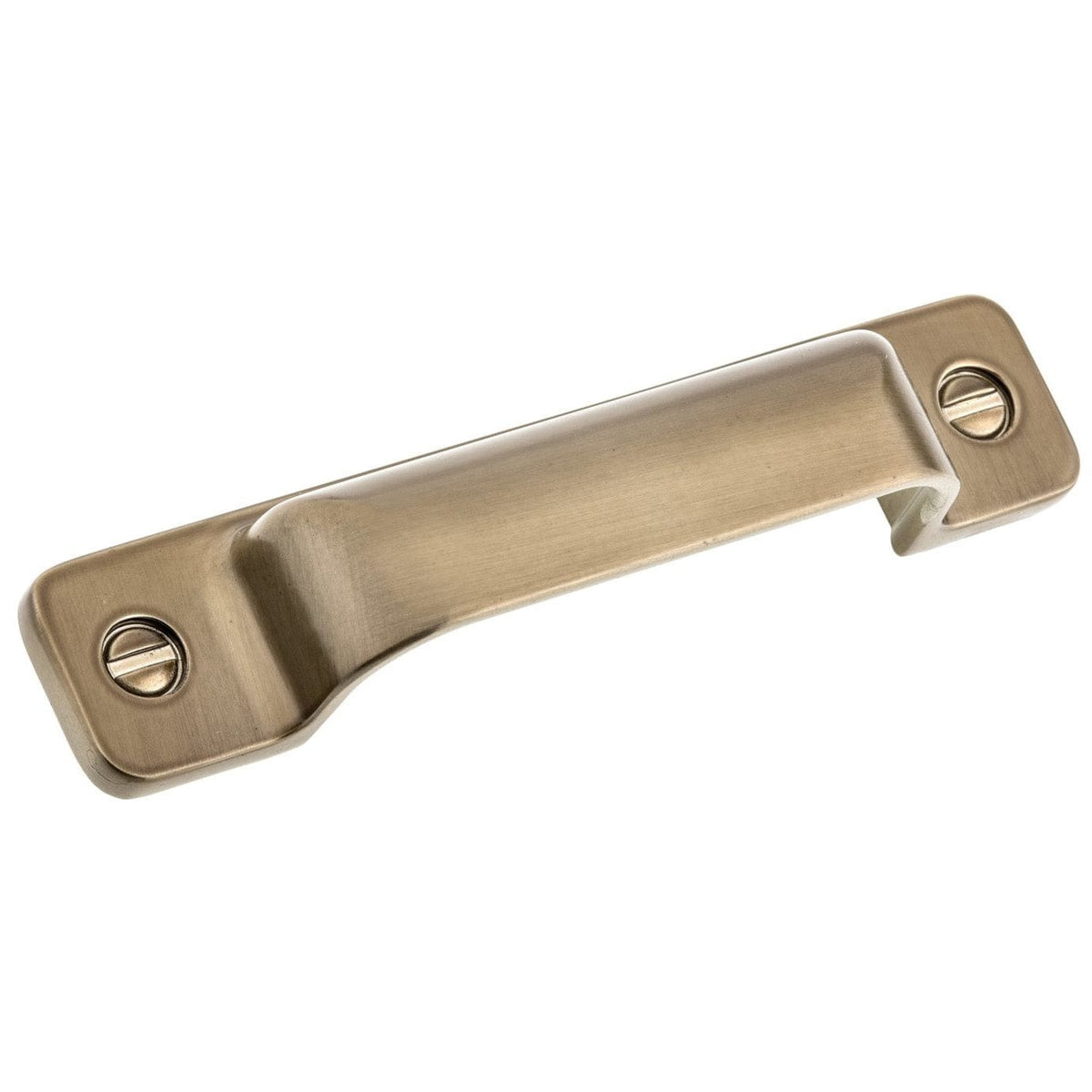 Rectangular Cup Transitional Pull - 3-3/4" Center-to-Center - 4-1/2" OL - Champagne Bronze