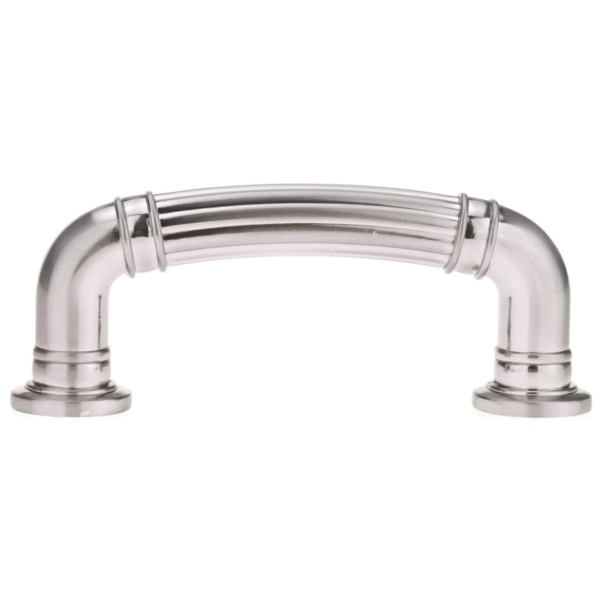 Traditional Pull, 3" Center-to-Center, Brushed Nickel