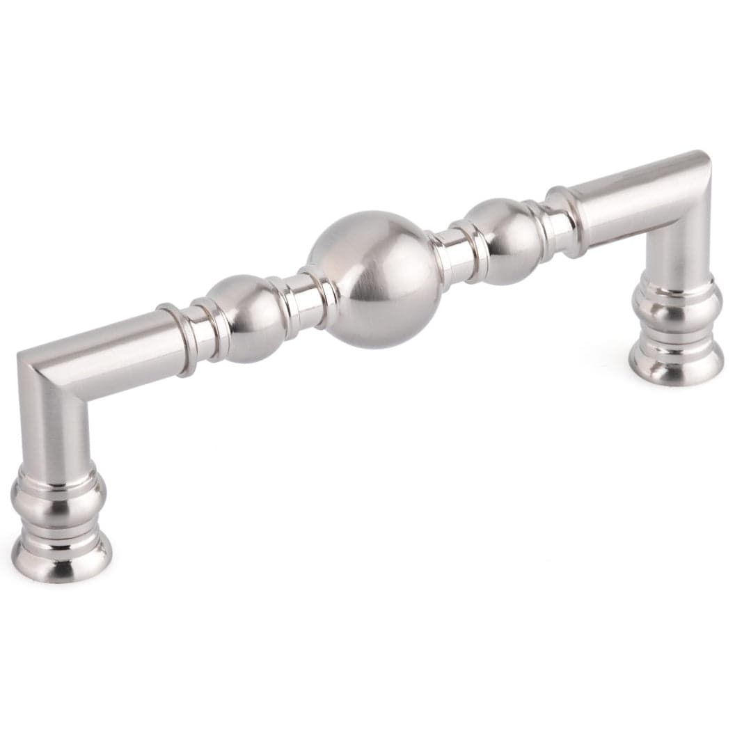 Traditional Pull, 5-1/16" Center-to-Center, Brushed Nickel