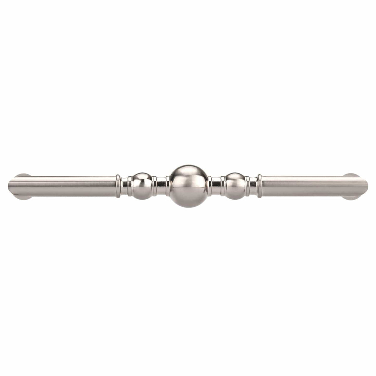 Traditional Pull, 12-5/8" Center-to-Center, Brushed Nickel