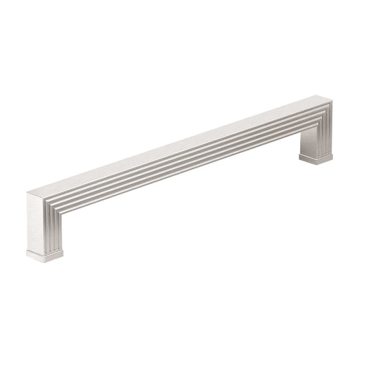 Transitional Pull, 12-5/8" Center-to-Center, Brushed Nickel