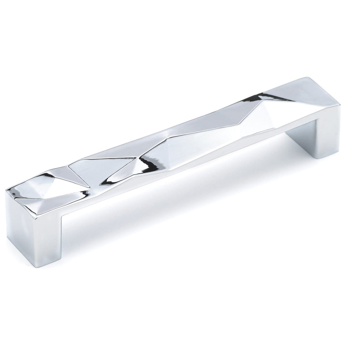 Contemporary Pull, 5-1/16" Center-to-Center, Chrome