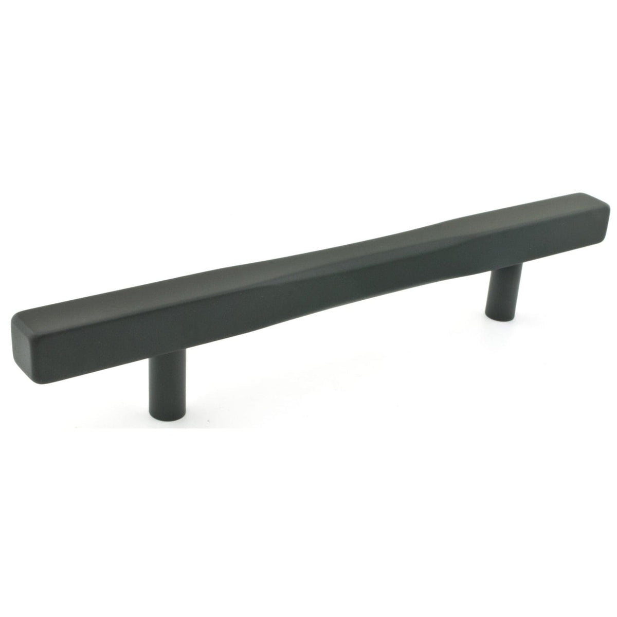 Contemporary Pull -  Matte Black - 5-1/16" - Center-to-Center - 8-3/16" L